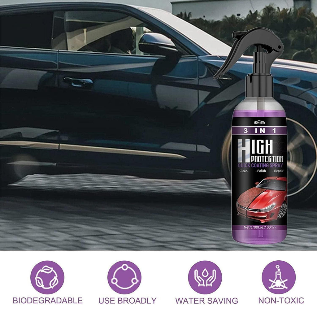 🚗✨ Hydrophobic Nano Coating Scratch Spray – Pack of 2 ✨🚗