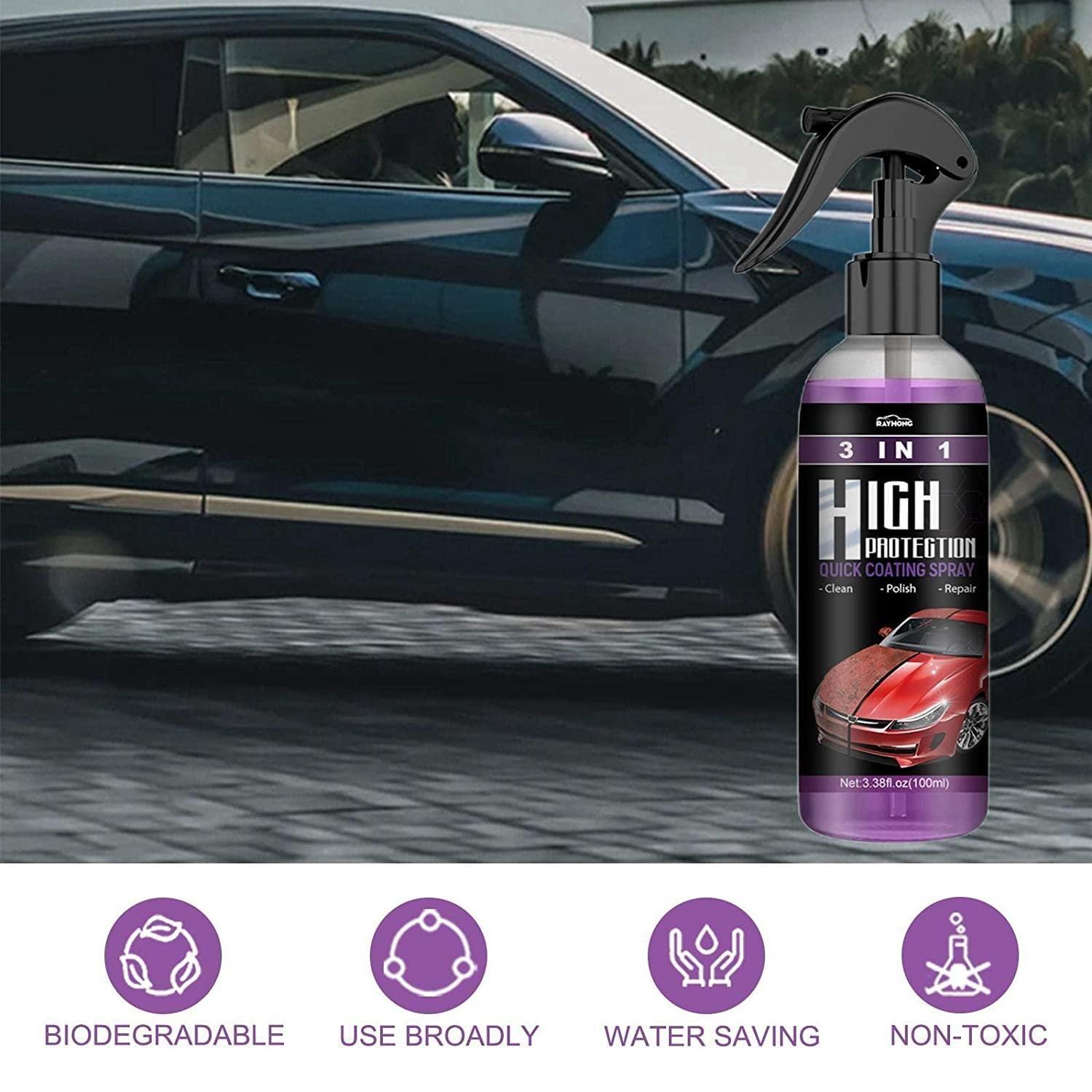 🚗✨ Hydrophobic Nano Coating Scratch Spray – Pack of 2 ✨🚗