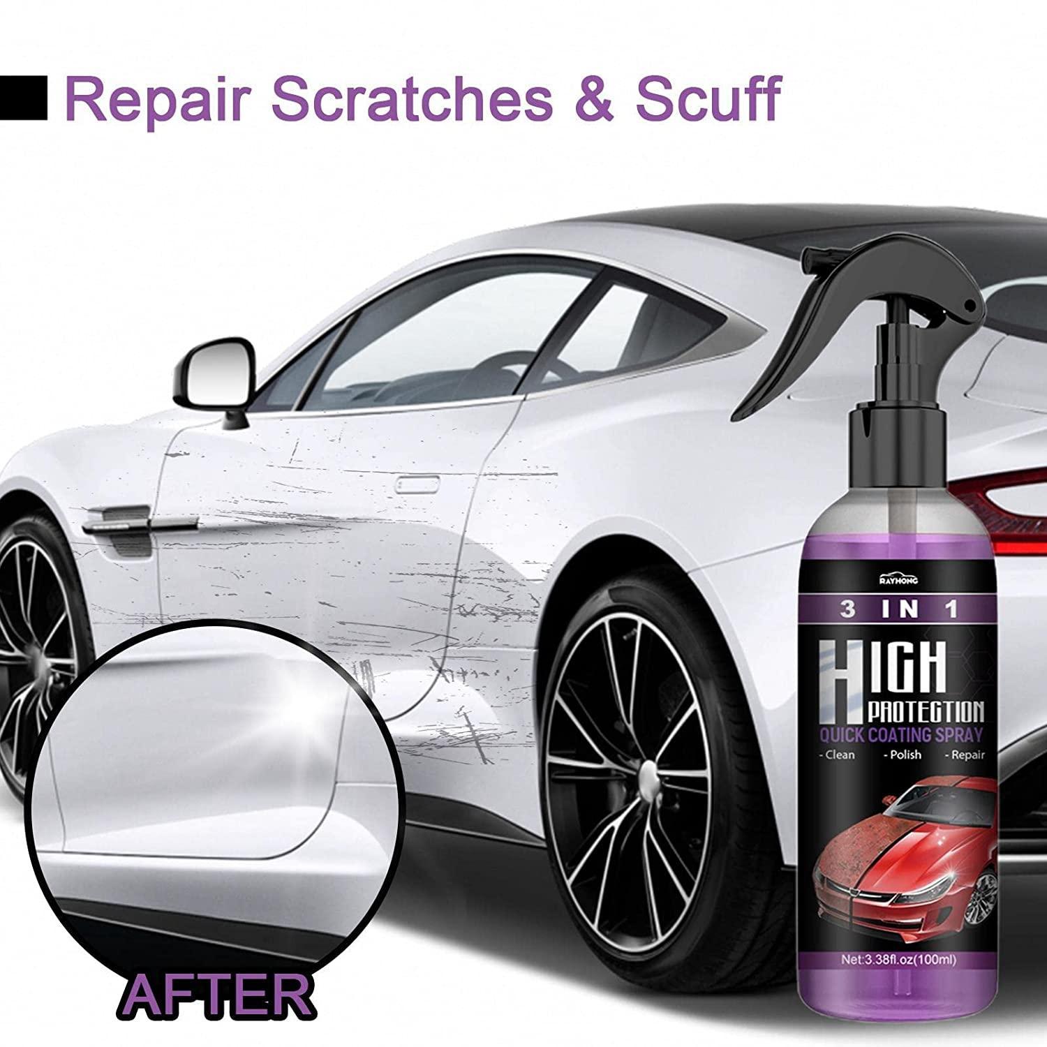 🚗✨ Hydrophobic Nano Coating Scratch Spray – Pack of 2 ✨🚗