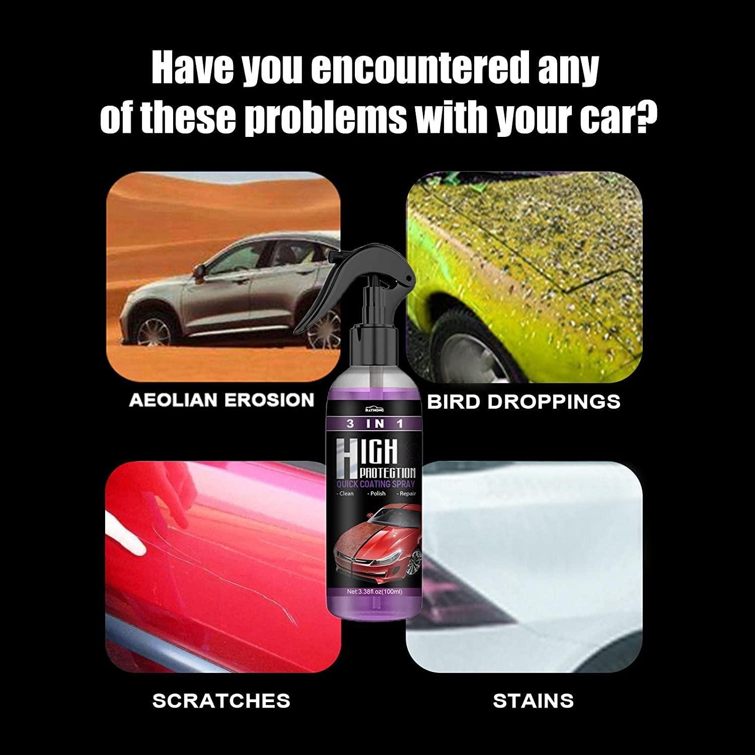 🚗✨ Hydrophobic Nano Coating Scratch Spray – Pack of 2 ✨🚗