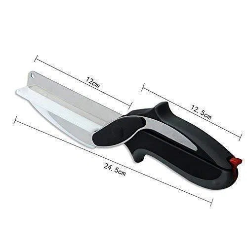 🔥 2-in-1 Smart Clever Cutter – Kitchen ka Smart Hero! 🔪🥗