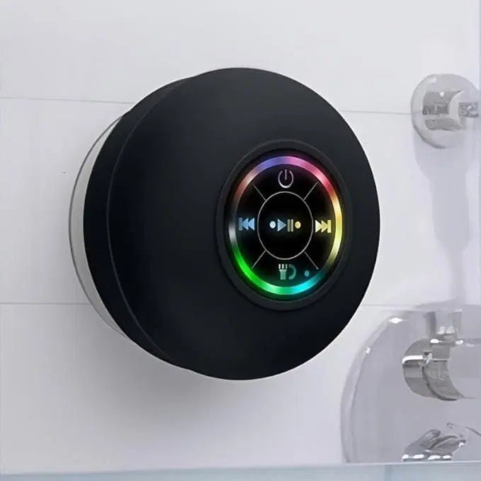 🎵 Waterproof Bluetooth Speaker with Suction Cup – Music Anytime, Anywhere! 🚿💦