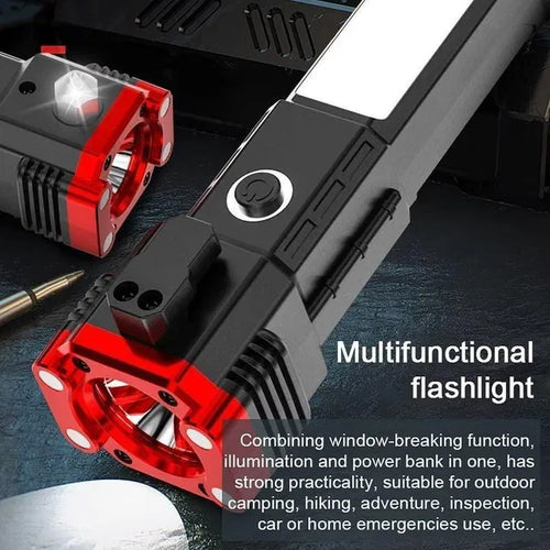 🔦 8 in 1 Portable Rechargeable Torch LED Flashlight 🔦