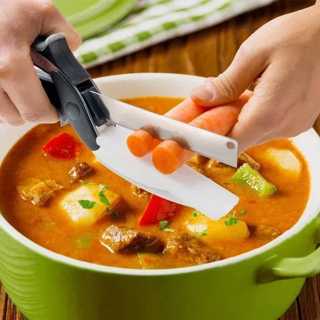 🔥 2-in-1 Smart Clever Cutter – Kitchen ka Smart Hero! 🔪🥗
